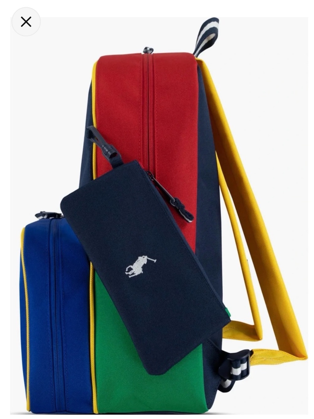 Polo Ralph Lauren Colour-Blocked Backpack & Lunch Tote Set - Picture 12 of 14